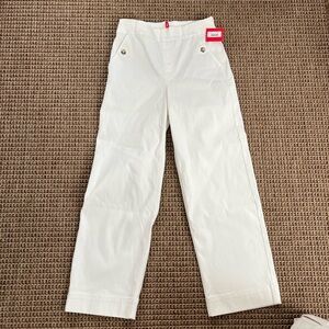 SPANX Stretch Twill Cropped Wide Leg Pants